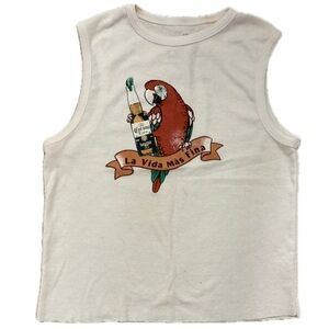 CORONA EXTRA SIZE X-SMALL GRAPHIC CROP TANK